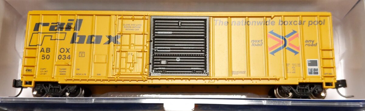 Athearn 24582 N ABOX Early 50' FMC Combo Door Box #50034
