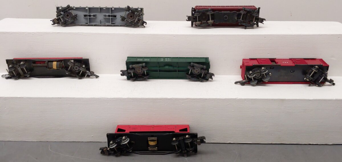 American Flyer Vintage S Gauge Freight Cars #734,919,24550,716,715,931 [6] VG