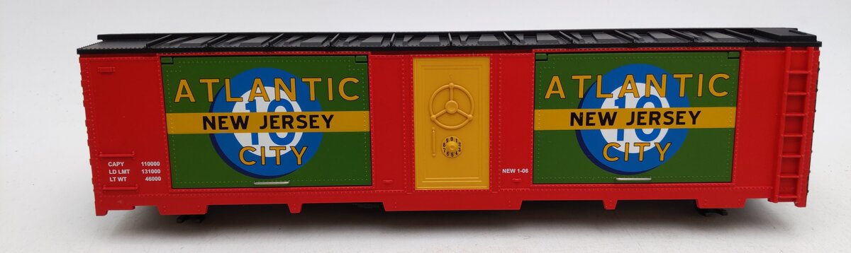 MTH 30-74398 O Atlantic City 40' Window Box Car w/Money/Box