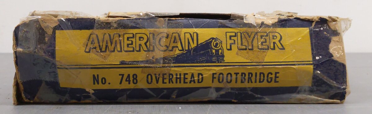 American Flyer 748 Vintage S Overhead Foot Bridge VG/Box