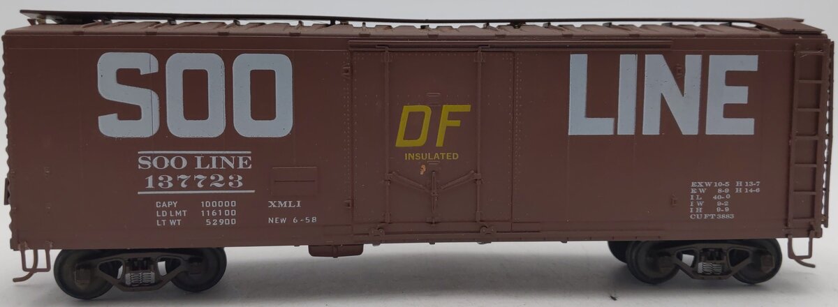 American Models 212 S Soo Line Box Car Kit #137723 EX