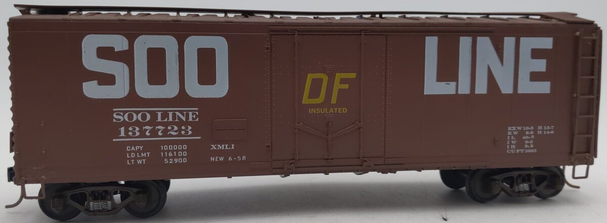 American Models 212 S Soo Line Box Car Kit #137723 EX