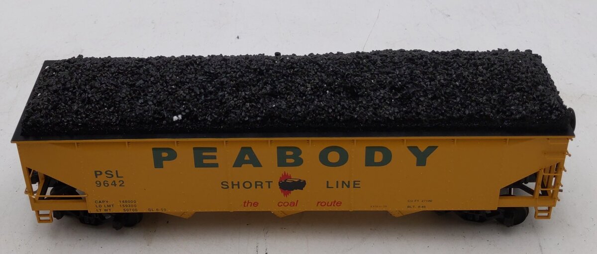 American Models 3372  S Scale Peabody AAR 3 Bay Hopper #9642 LN/Box