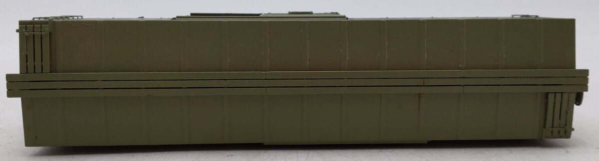 S Gauge Custom Painted Bruce Lead Mines Boxcar #525 (Hi-Rail)/Box