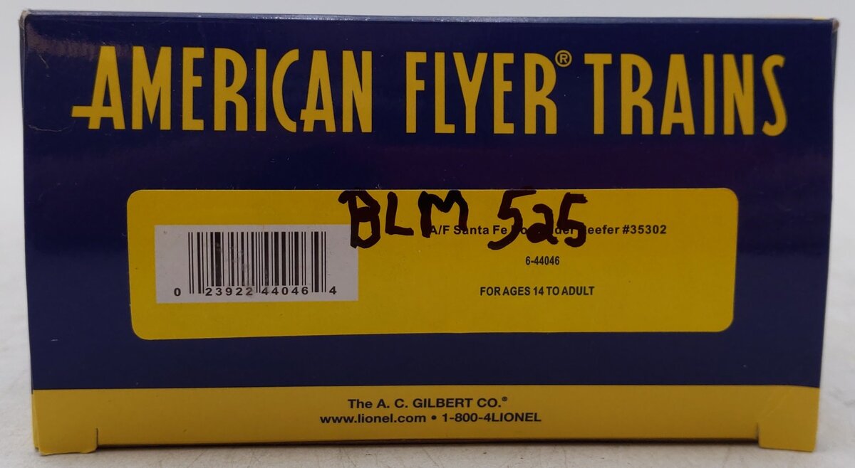 S Gauge Custom Painted Bruce Lead Mines Boxcar #525 (Hi-Rail)/Box