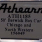 Athearn 1185 N Chicago & North Western 50' Berwick Box #156049