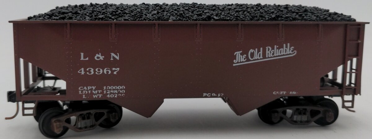 American Models S Scale Louisville & Nashville Hopper Car #43967 EX