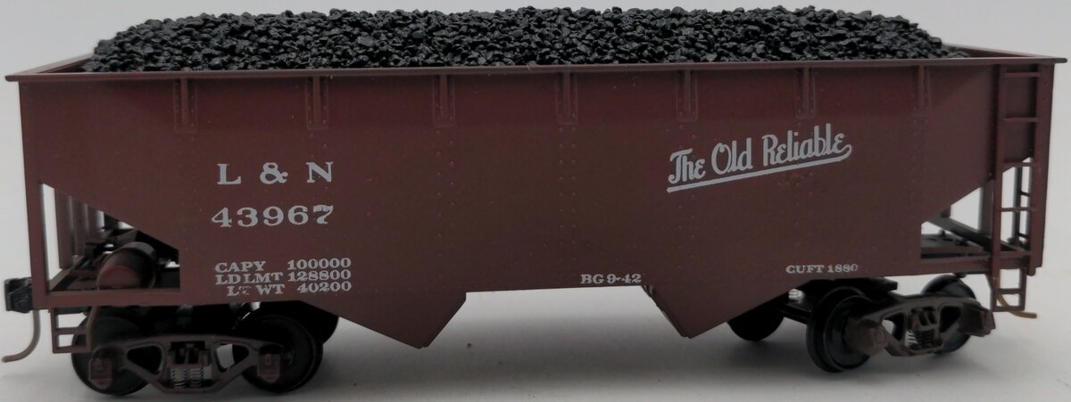 American Models S Scale Louisville & Nashville Hopper Car #43967 EX