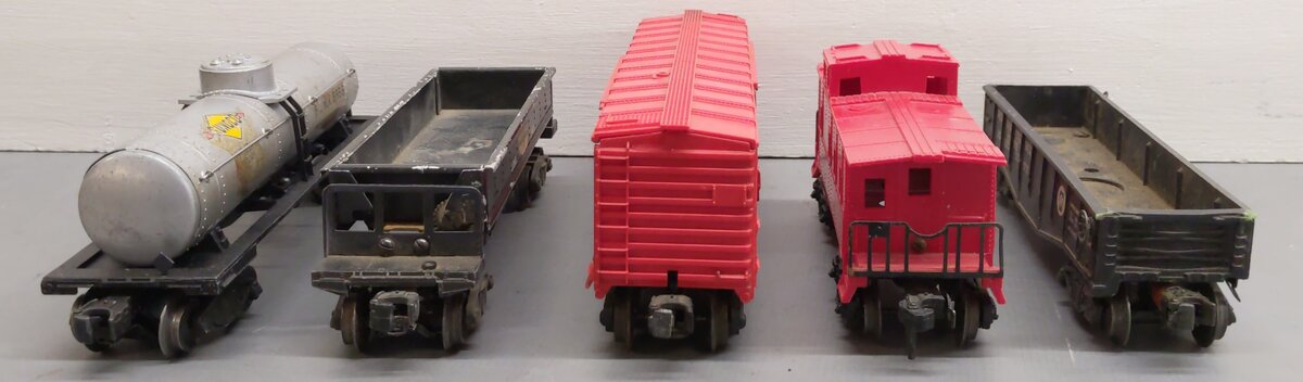 Lionel Vintage O Gauge Freight Cars: 3469, 1007, 6555, 347000, 6470 [5] VG