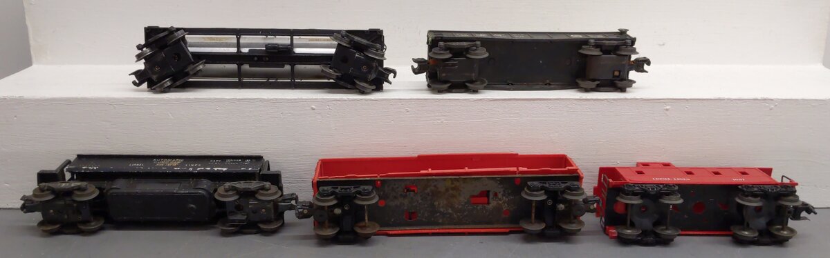 Lionel Vintage O Gauge Freight Cars: 3469, 1007, 6555, 347000, 6470 [5] VG
