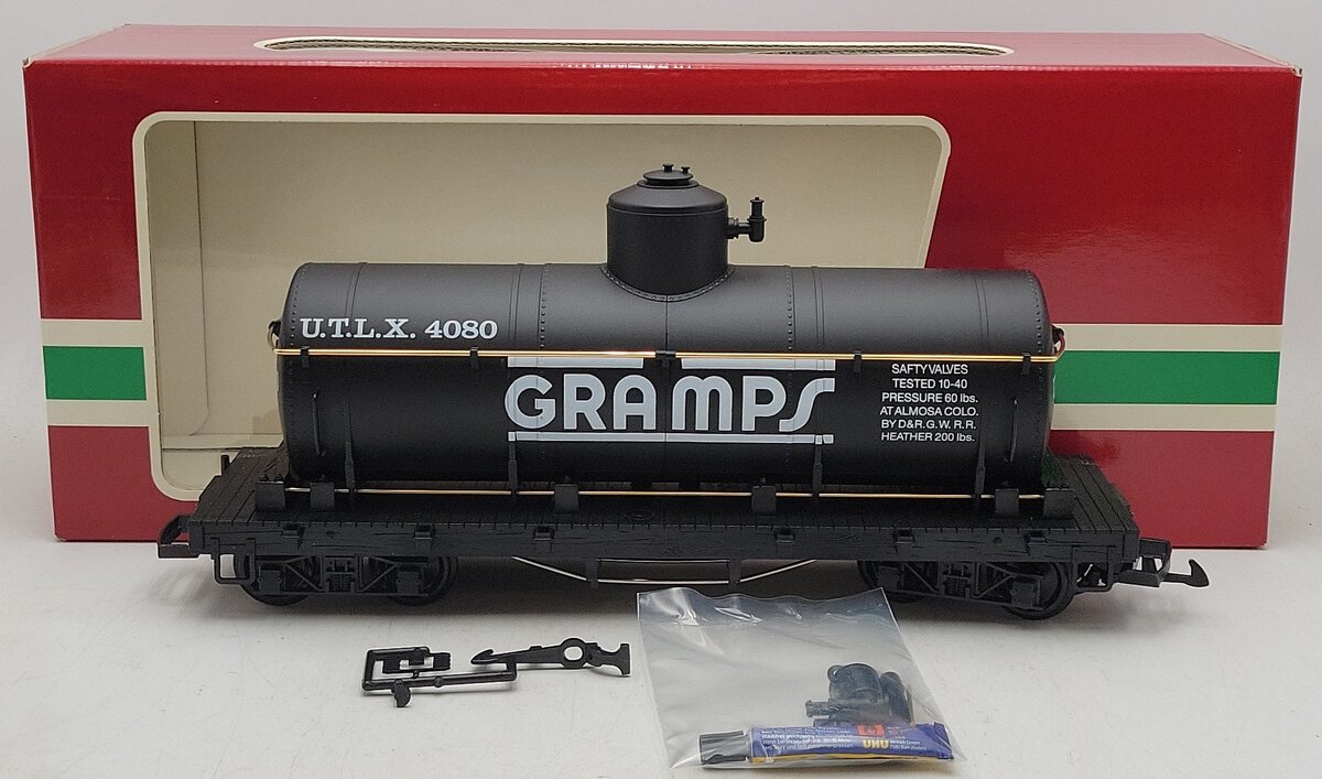 LGB 4080-Y02 G-Scale UTLX GRAMPS Tank Car #4080 LN/Box
