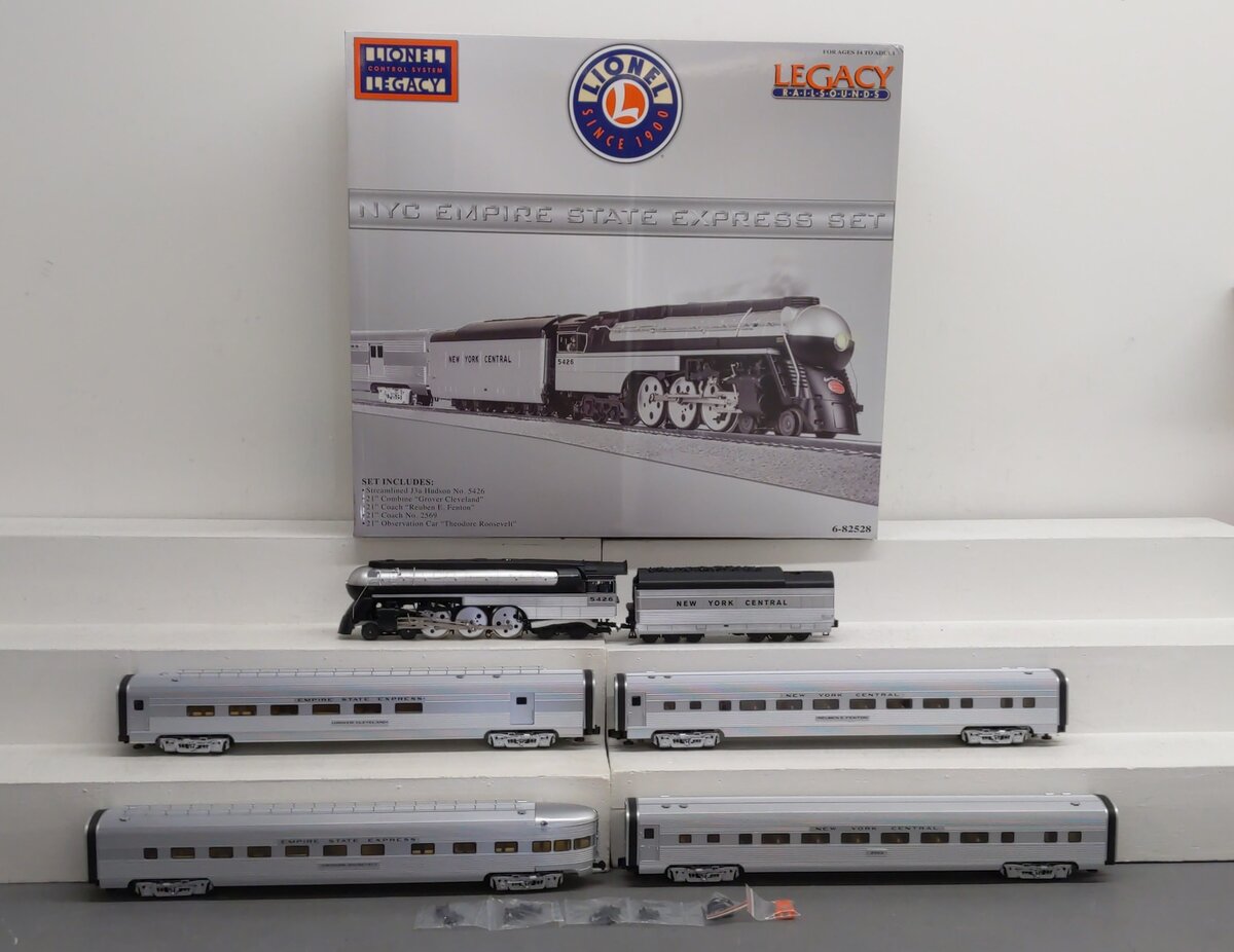 Lionel 6-82528 O NYC Empire State Express J3A Steam Train Set #5426 EX/Box
