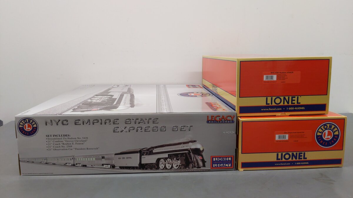 Lionel 6-82528 O NYC Empire State Express J3A Steam Train Set #5426 EX/Box