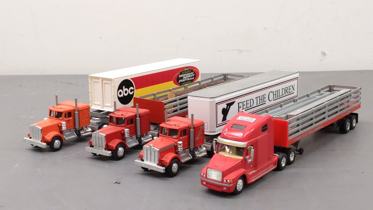 Lionel & Liberty Classics O Gauge Steel Tractors & Trailers [4] EX
