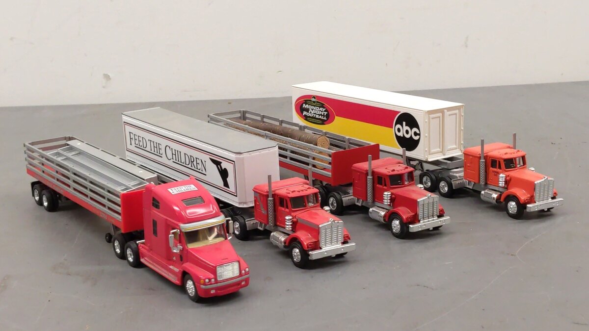 Lionel & Liberty Classics O Gauge Steel Tractors & Trailers [4] EX