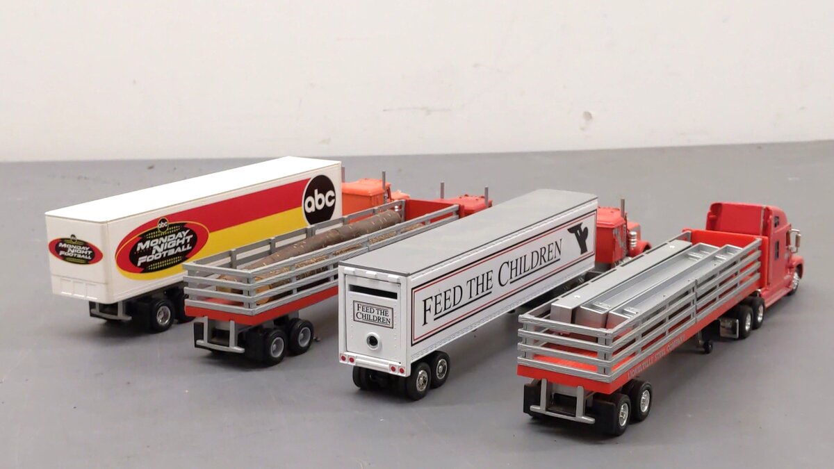 Lionel & Liberty Classics O Gauge Steel Tractors & Trailers [4] EX