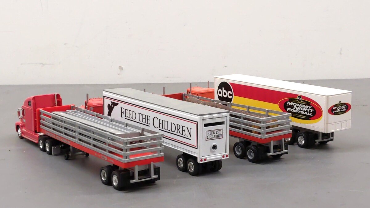 Lionel & Liberty Classics O Gauge Steel Tractors & Trailers [4] EX