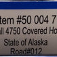 Atlas 50004716 N State of Alaska Thrall 4750 Covered Hopper #012