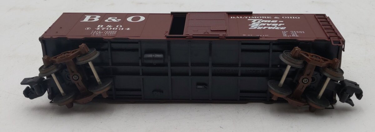 American Models 1102 S Baltimore & Ohio 40' Boxcar #470634 LN/Box