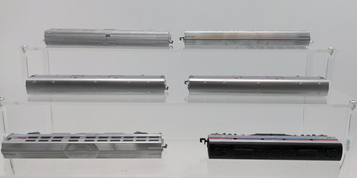 Con-Cor N Scale Assorted Amtrak Dummy B Unit & Passenger Cars [6] LN/Box