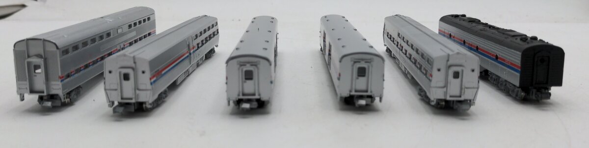 Con-Cor N Scale Assorted Amtrak Dummy B Unit & Passenger Cars [6] LN/Box