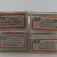 Con-Cor N Scale Amtrak Assorted Freight Cars: #1522, #1407 [4] LN/Box