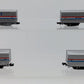 Con-Cor N Scale Amtrak Assorted Freight Cars: #1522, #1407 [4] LN/Box