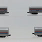 Con-Cor N Scale Amtrak Assorted Freight Cars: #1522, #1407 [4] LN/Box