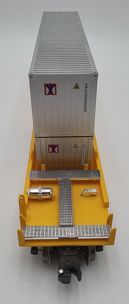 Menards 279-3688 O Gauge TTX Container Car with Two Containers #05307 EX/Box