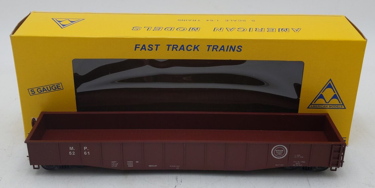 American Models 4428 S Scale Missouri Pacific Gondola #5261 LN/Box