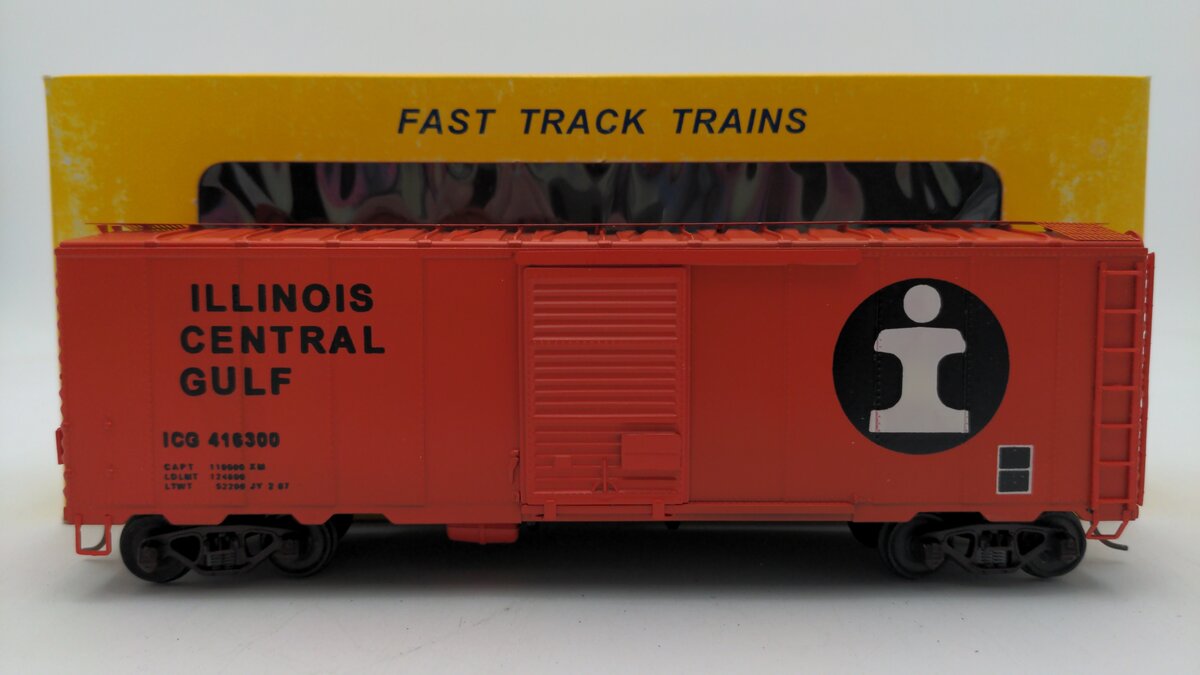 American Models S Scale Illinois Central Gulf Box Car #416300 VG/Box