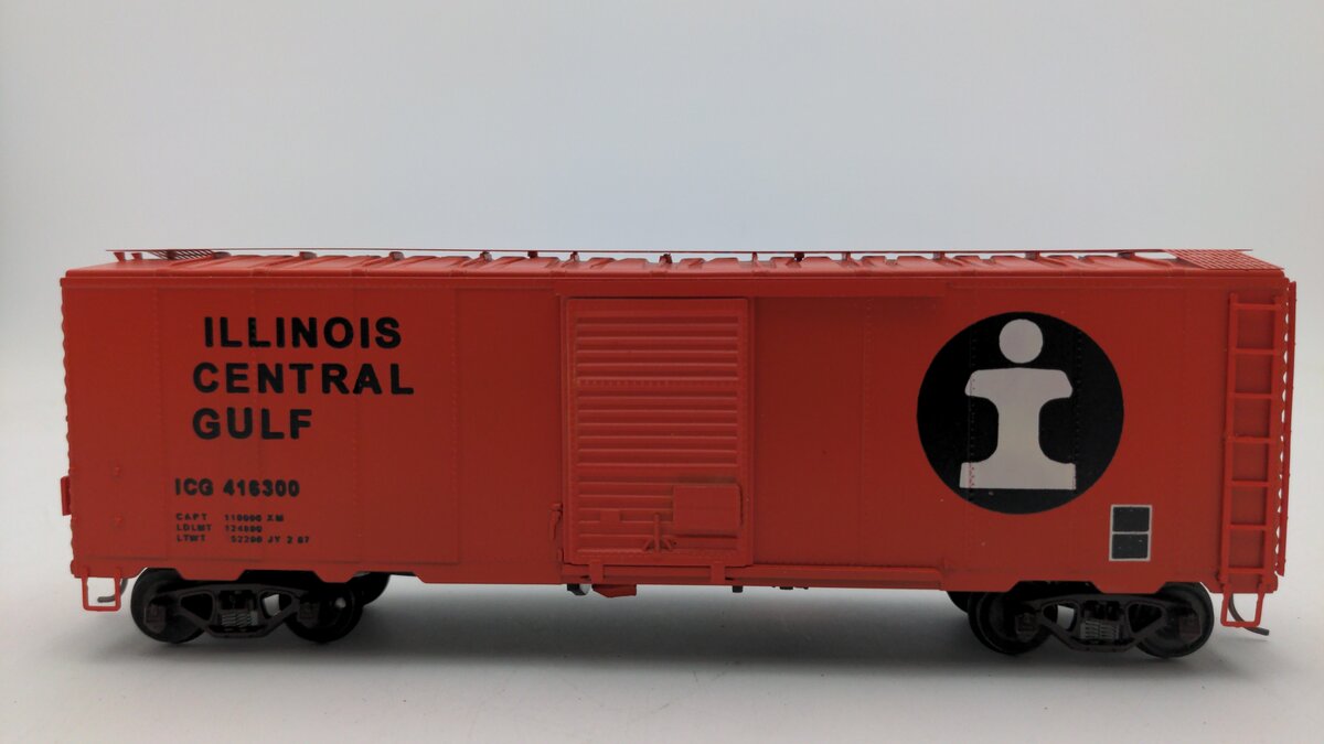 American Models S Scale Illinois Central Gulf Box Car #416300 VG/Box