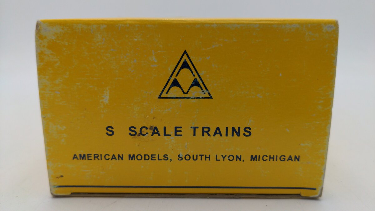 American Models S Scale Illinois Central Gulf Box Car #416300 VG/Box