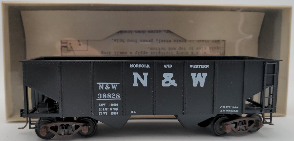 American Models 305 S Scale Norfolk & Western Hopper #38828 EX/Box