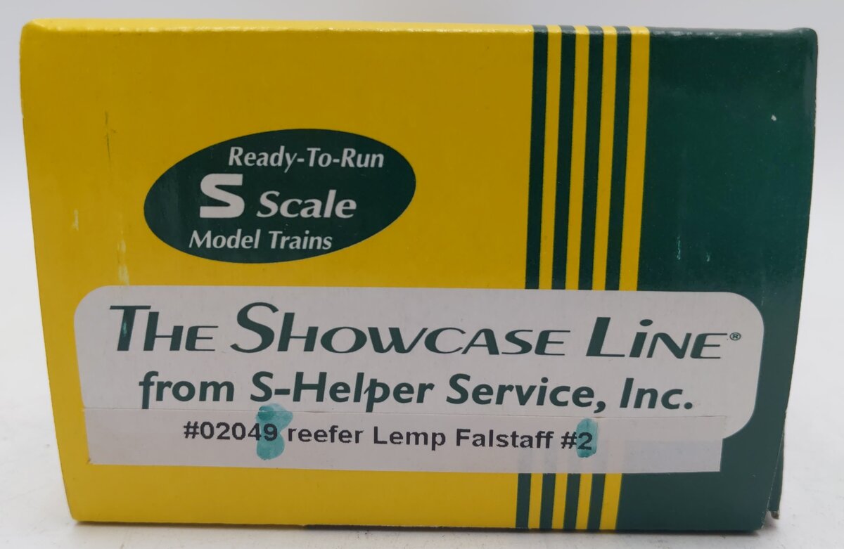 S-Helper 02049 S Gauge Lemp Falstaff Beer Woodsided Reefer #1504 LN/Box