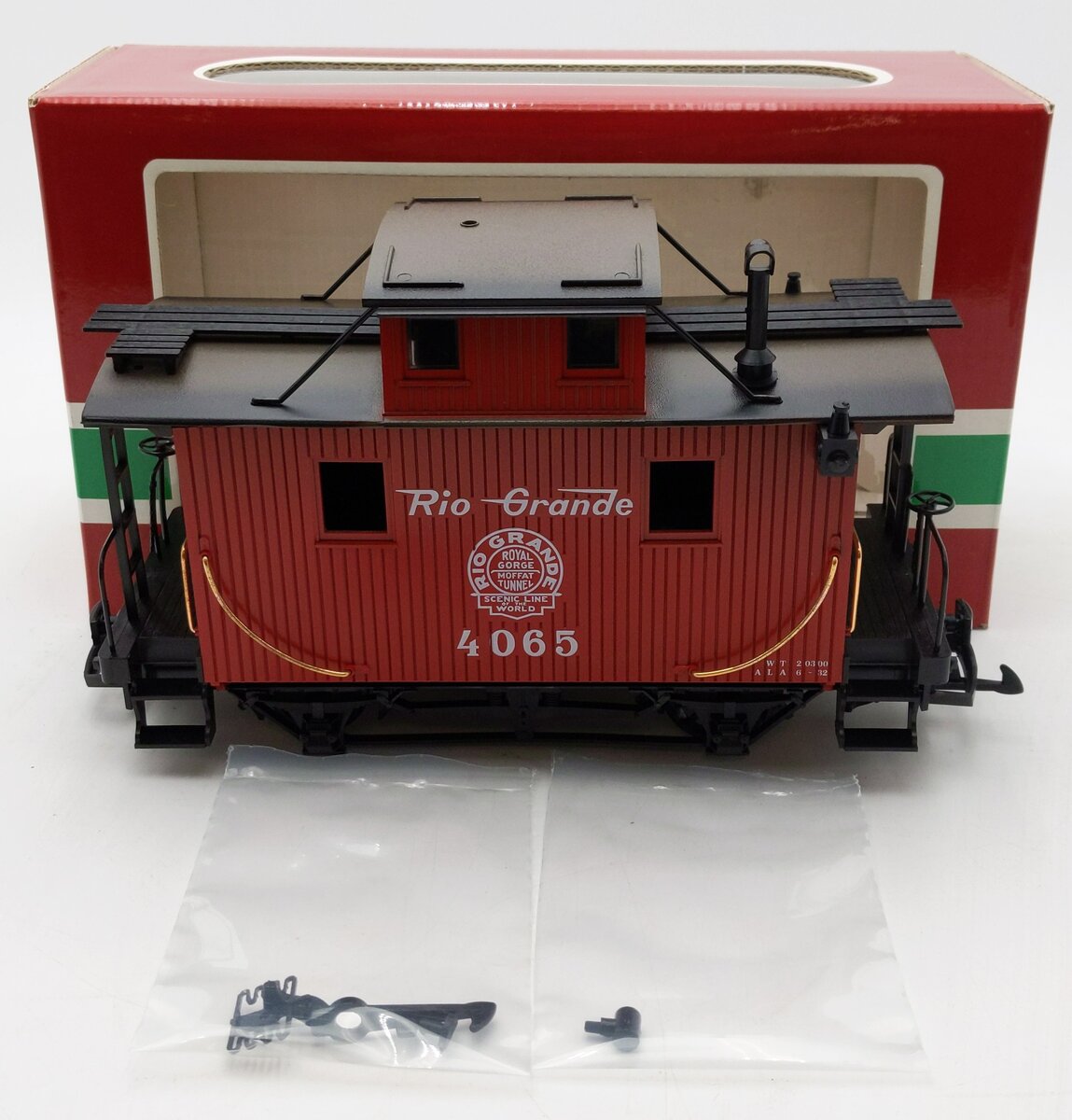 LGB 4065 G Scale Denver & Rio Grande Western Cupola Caboose #4065 EX/Box