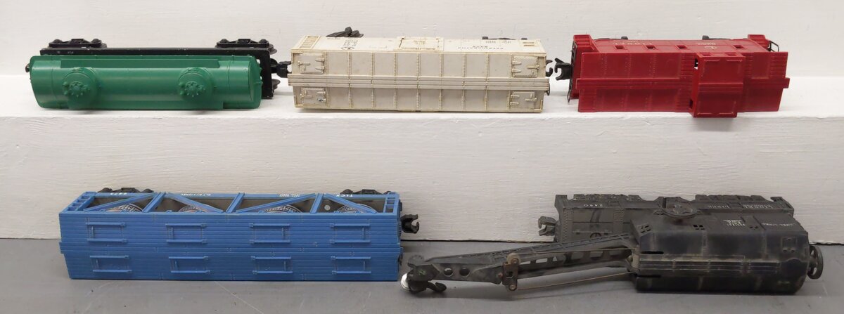 Lionel Vintage O Gauge Freight Cars: 6465, 6257, 6472, 2460, 6475 [5] VG