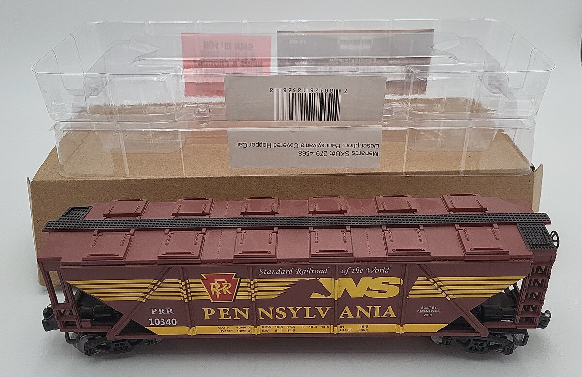 Menards 279-4568 O Pennsylvania Coal Hopper #10340 EX/Box