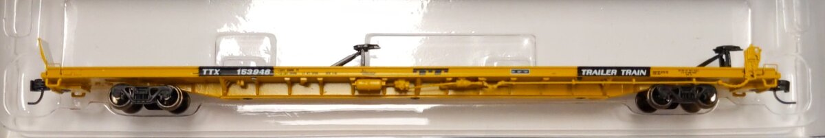 Athearn 14340 N TTX F89F 89'8"" TOFC Flat Car #153946 LN/Box