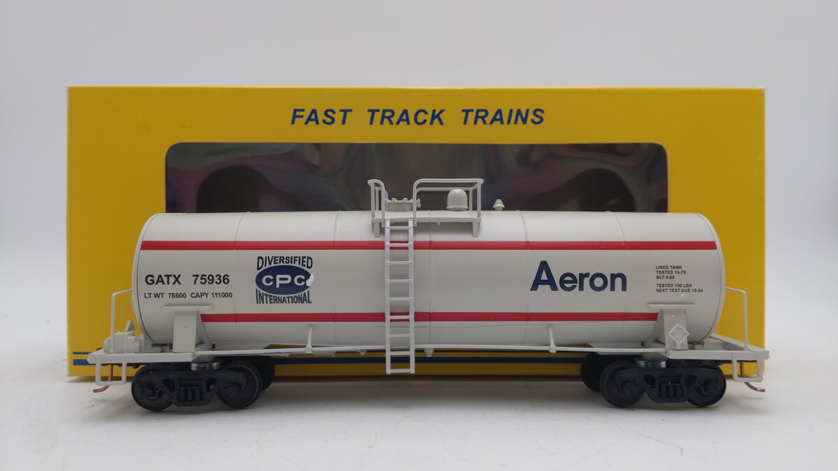 American Models 514-36 514-36 S Scale GATX Single Dome Tank Car #75936 VG/Box