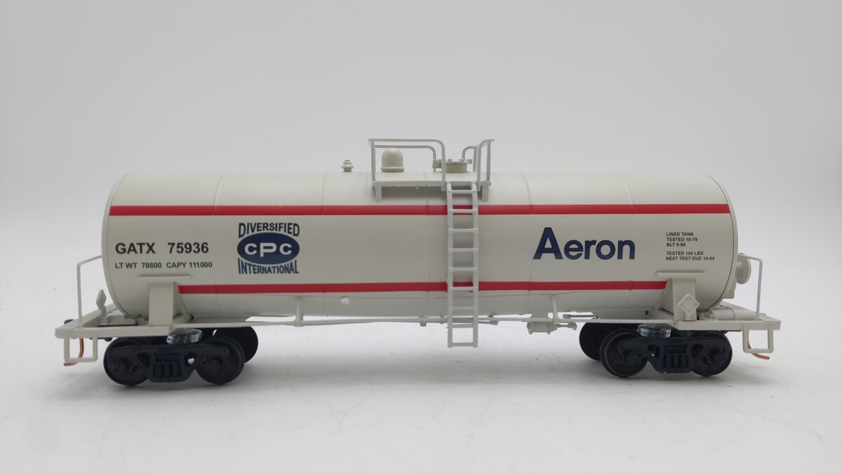 American Models 514-36 514-36 S Scale GATX Single Dome Tank Car #75936 VG/Box