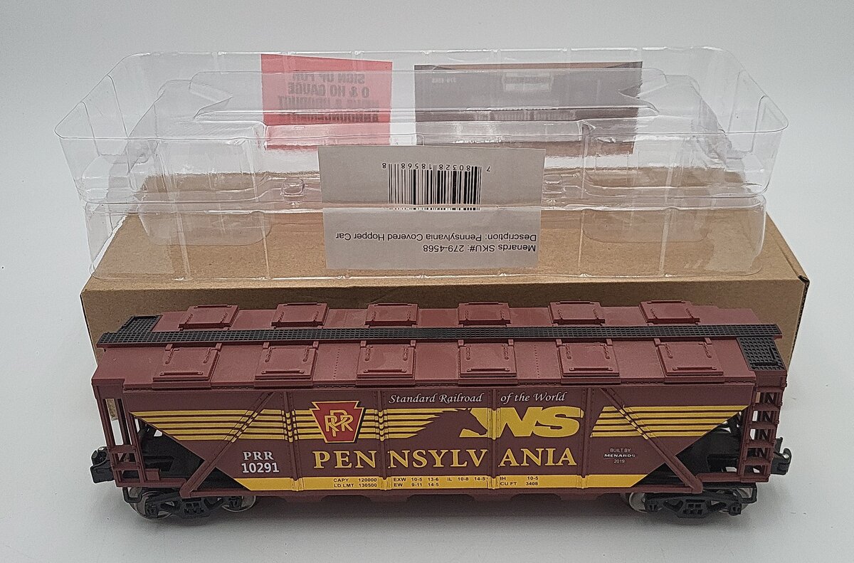 Menards 279-4568 O Pennsylvania Coal Hopper #10291 EX/Box