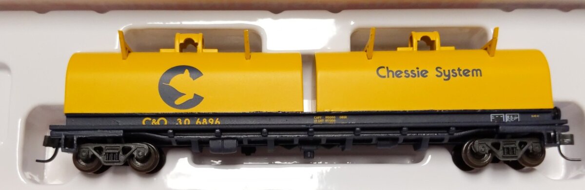 Atlas 50005711 N Chesapeake & Ohio 48' Cushion Coil Car #306896 LN/Box