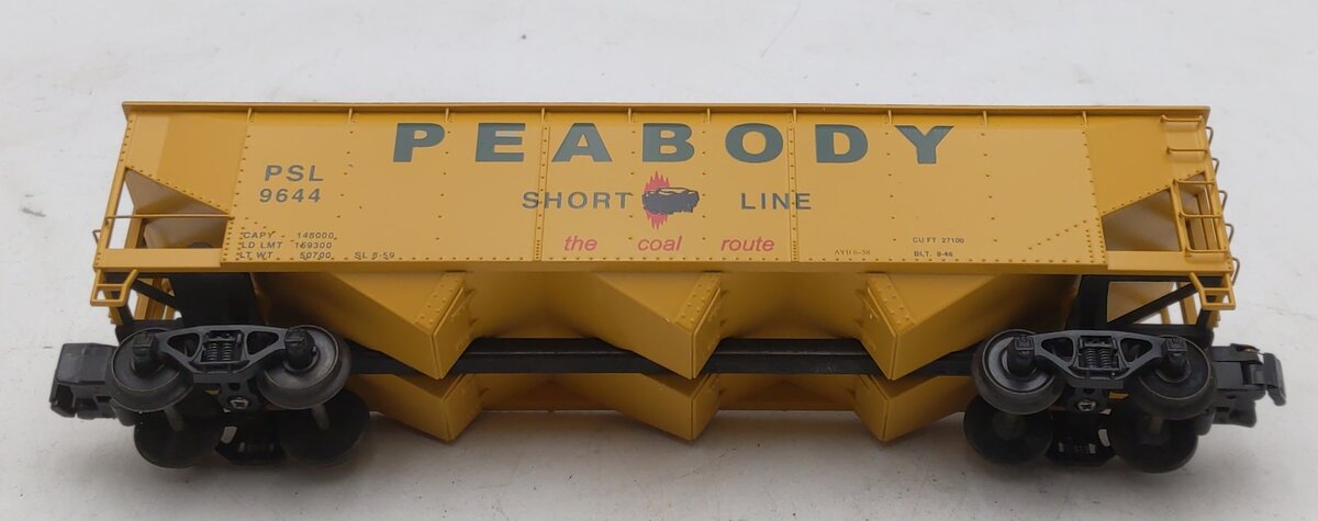 American Models 3372 S Scale Peabody AAR 3 Bay Hopper #9644 LN/Box
