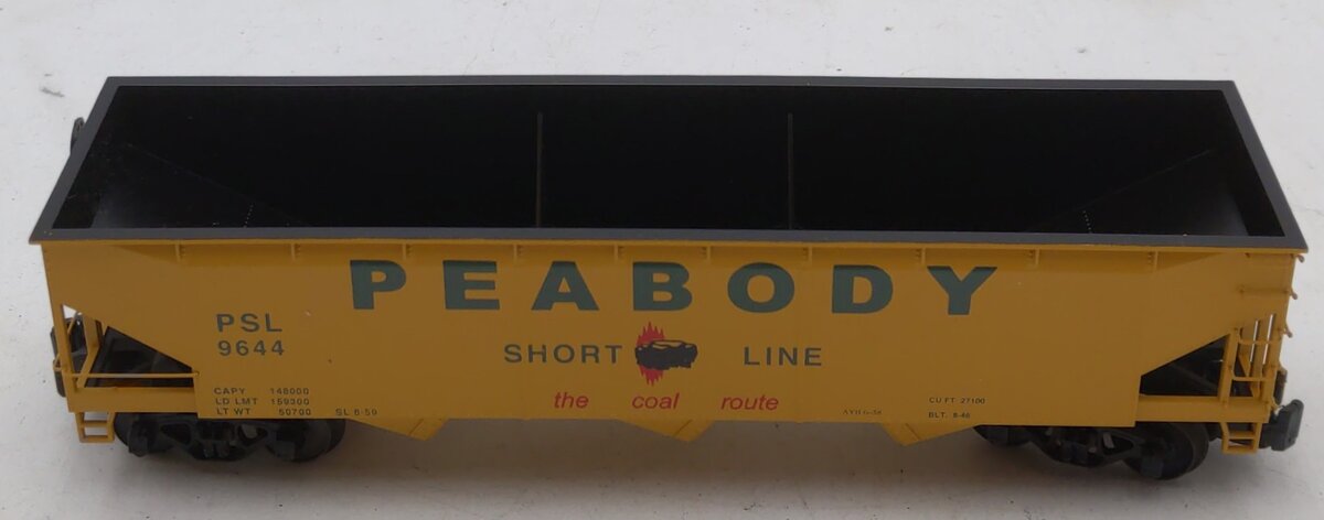 American Models 3372 S Scale Peabody AAR 3 Bay Hopper #9644 LN/Box