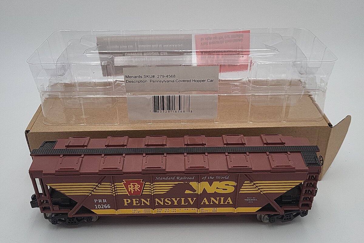 Menards 279-4568 O Pennsylvania Coal Hopper #10266 EX/Box
