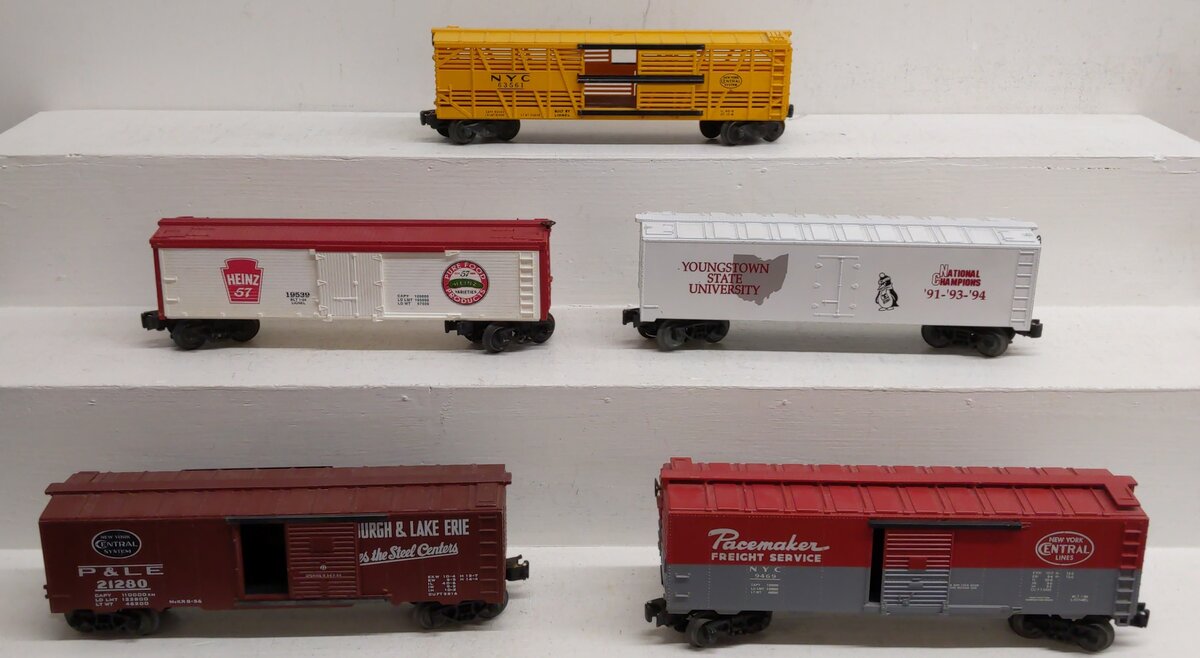 Lionel & Other Assorted O Gauge Boxcars [5] VG