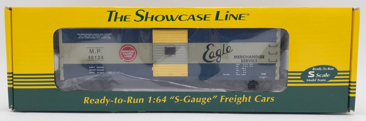 S-Helper 01921 S Scale Missouri Pacific Rebuilt Steel Boxcar #46124 EX/Box