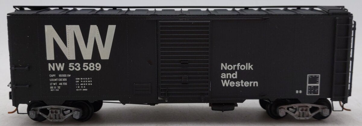 Downs Model RR B-5419 S Gauge Norfolk & Western Boxcar #53589 EX/Box