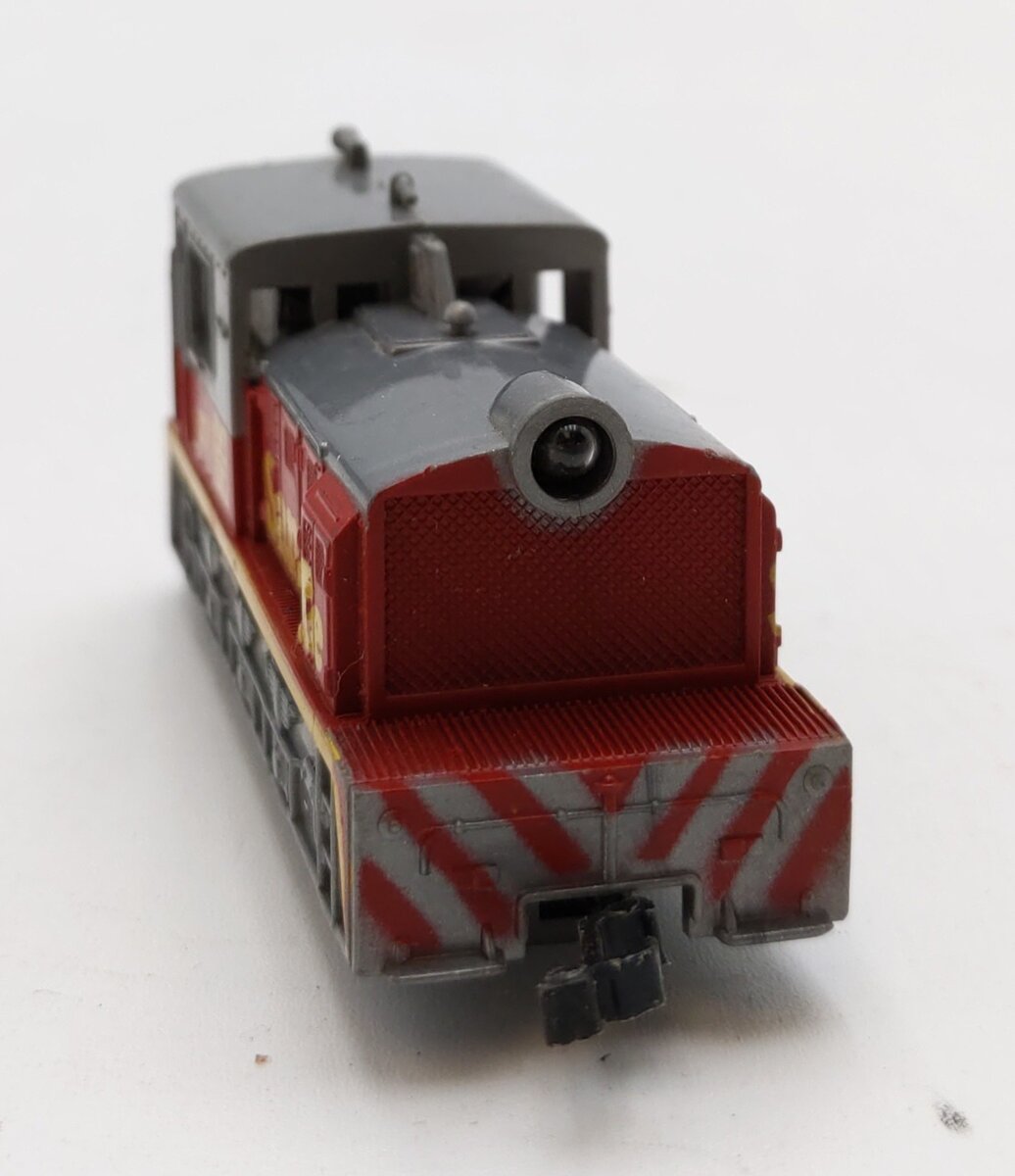 Aurora N Scale Santa Fe Plymouth WDT Locomotive #317 LN